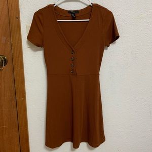 Forever 21 brown dress NWOT